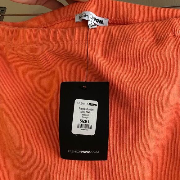 NWT Fashion Nova Alexia Sculpt High Waist Stretchy Fitted Mini Skirt - Picture 7 of 12